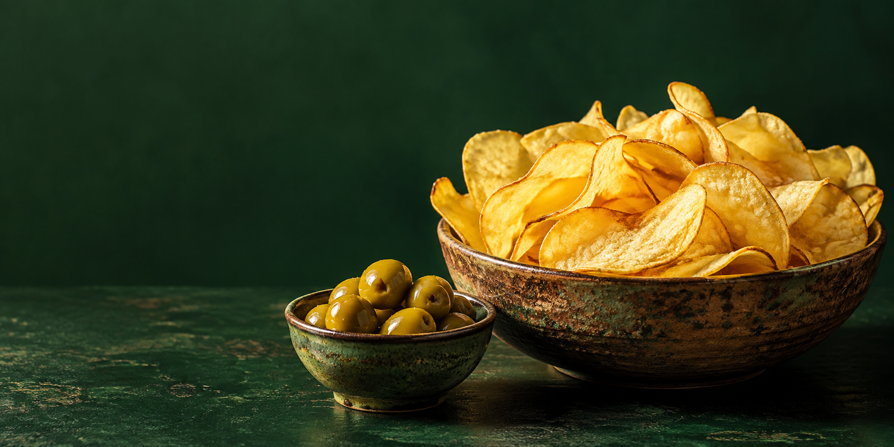 Cuenco de patatas fritas para compartir